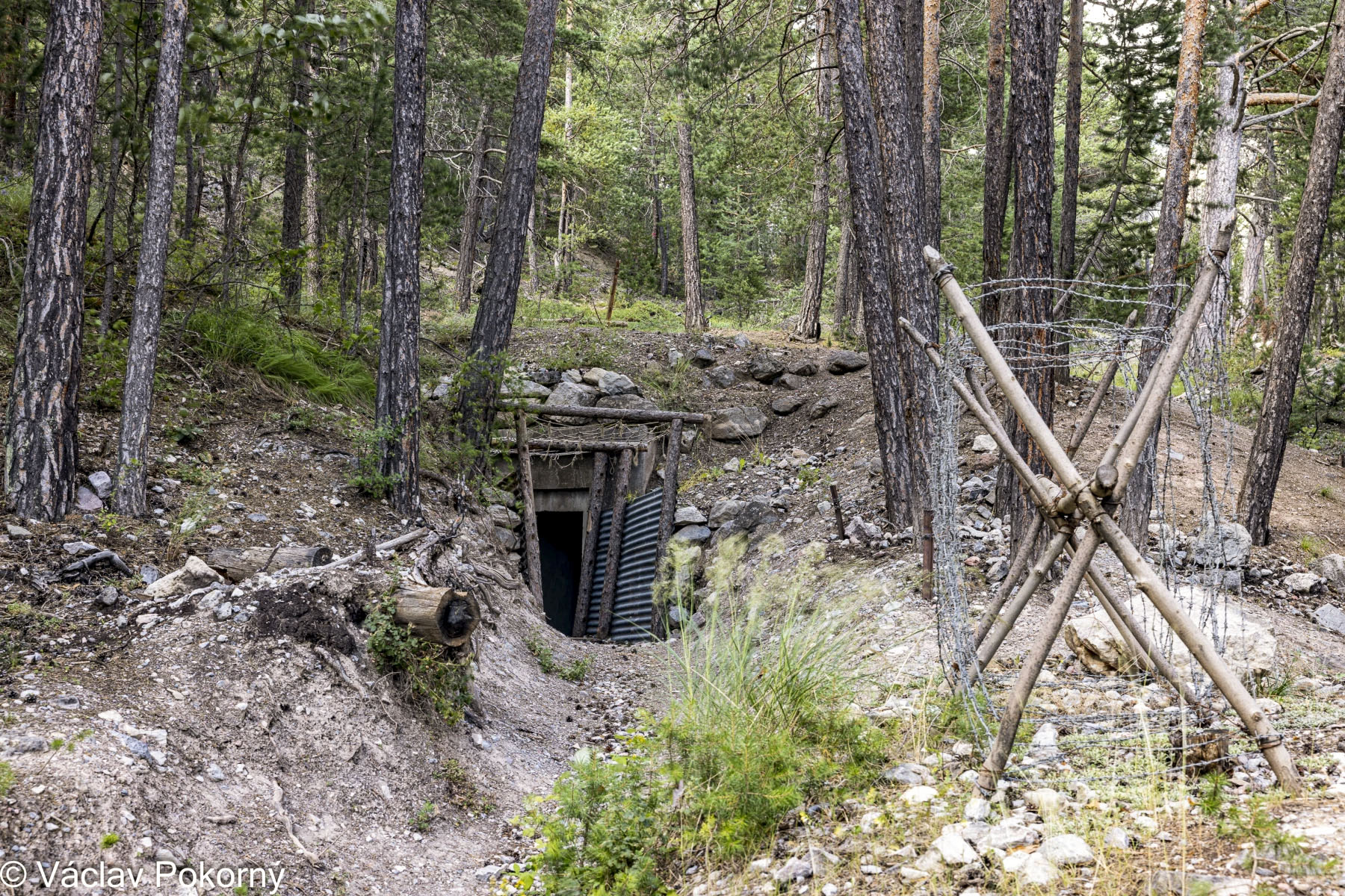 Ligne Maginot - LA PIGNEE - (Abri) - Entrée droite - Václav Pokorný