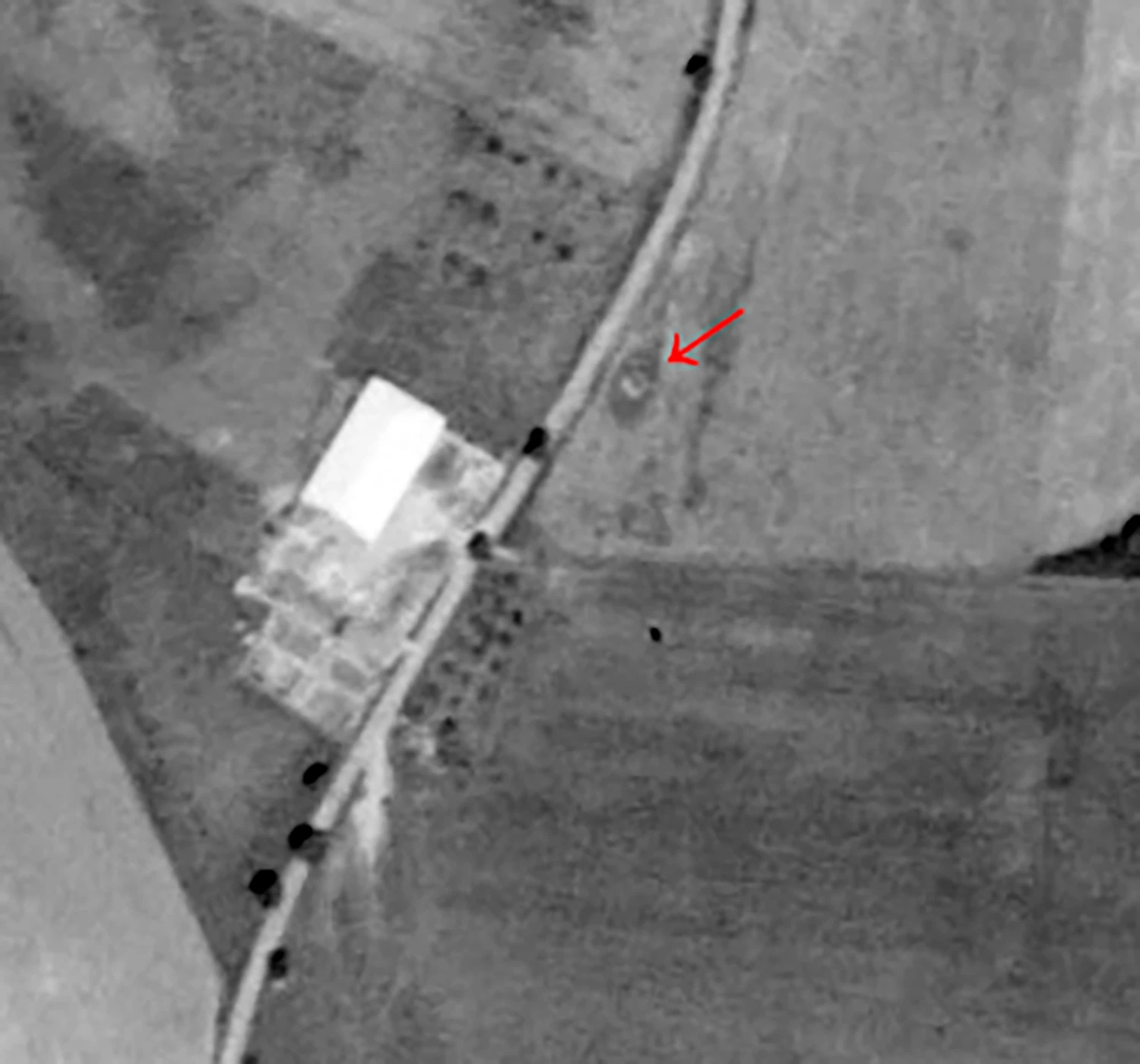 Ligne Maginot - 4LBIS - (Chambre de coupure) -  - IGN - Géoportail 1950