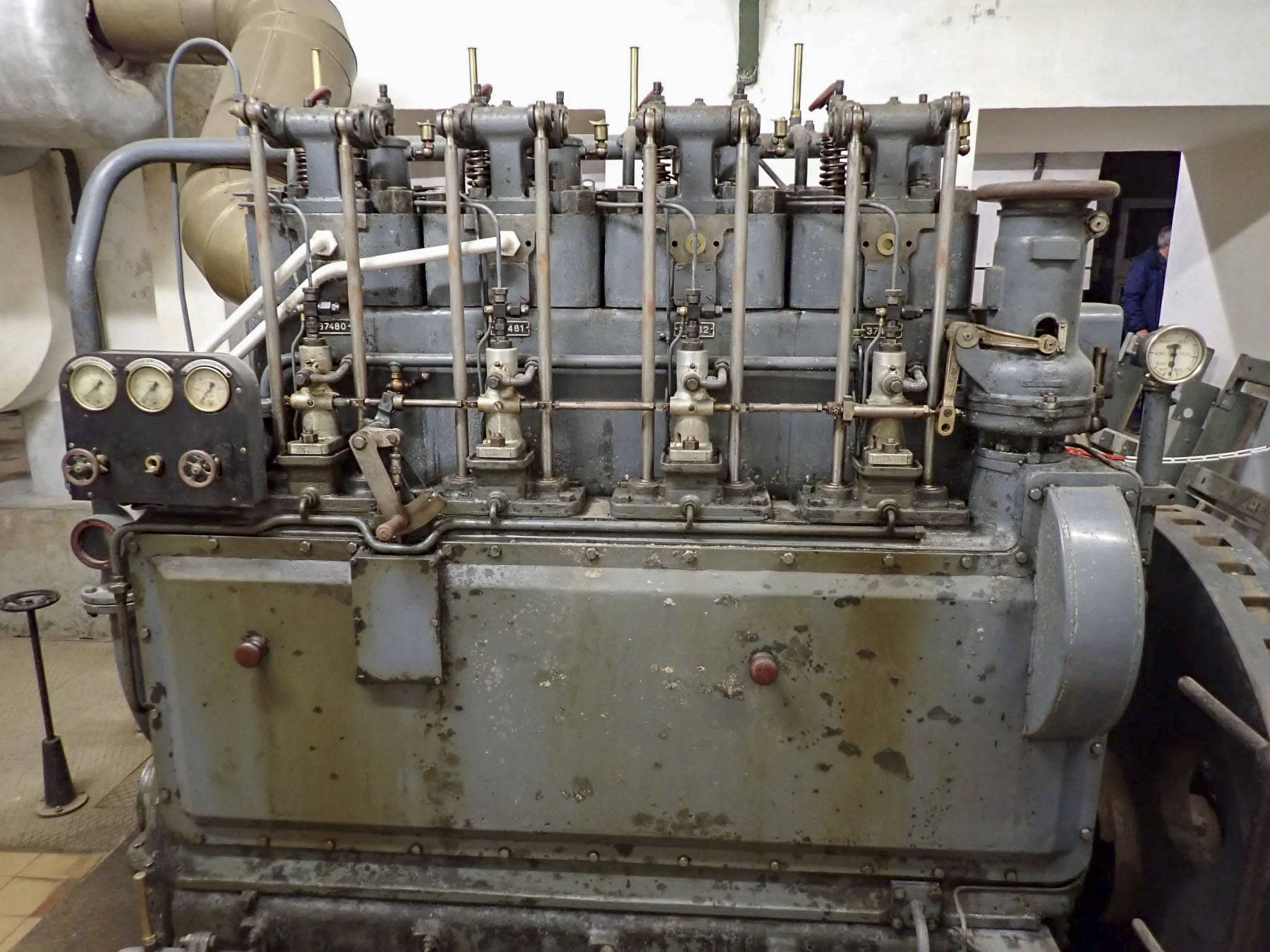 Ligne Maginot - FOUR A CHAUX - FAC - (Ouvrage d'artillerie) - Les groupes générateurs - J.Luc