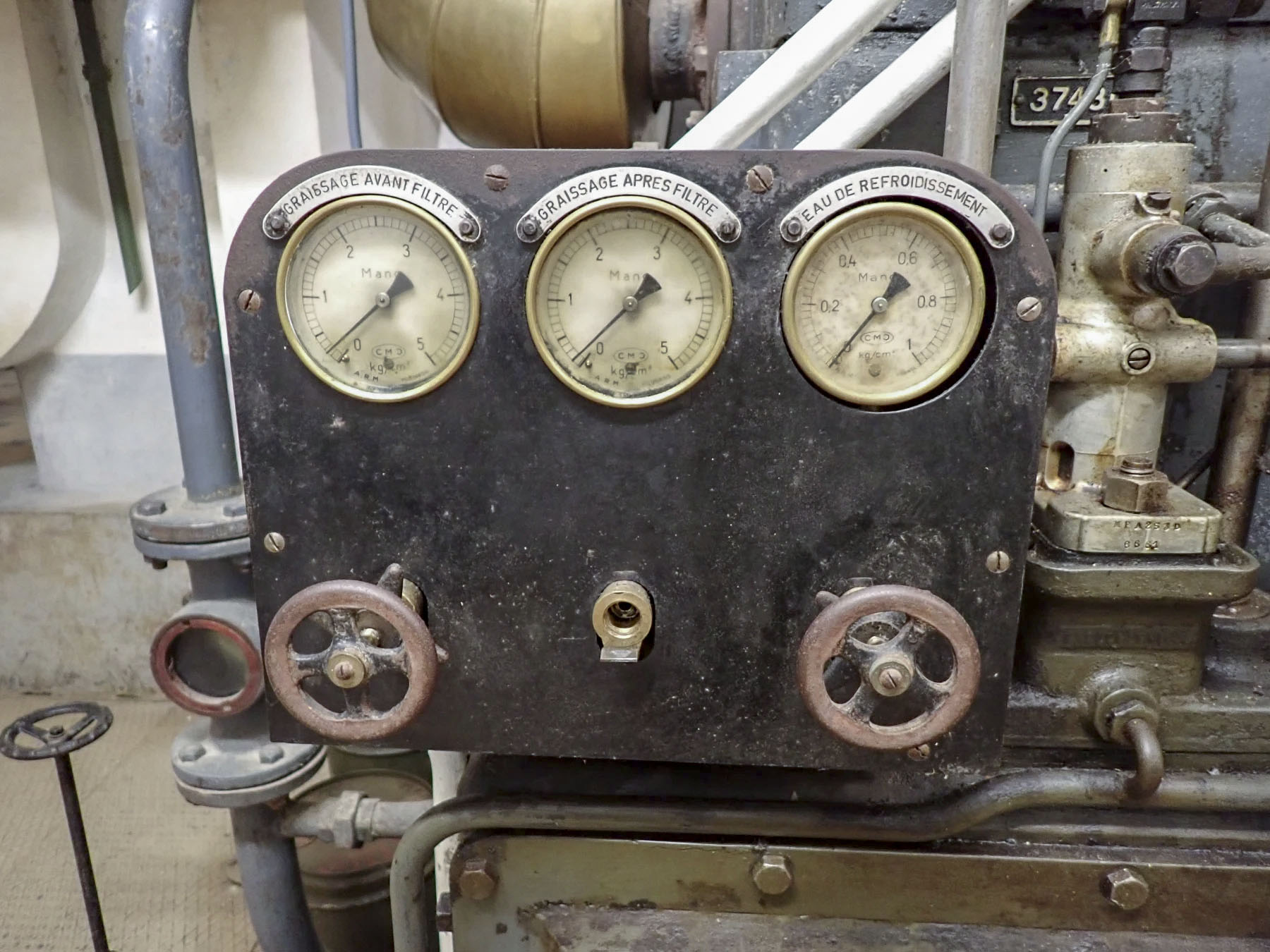 Ligne Maginot - FOUR A CHAUX - FAC - (Ouvrage d'artillerie) - Manomètres de contrôle - J.Luc