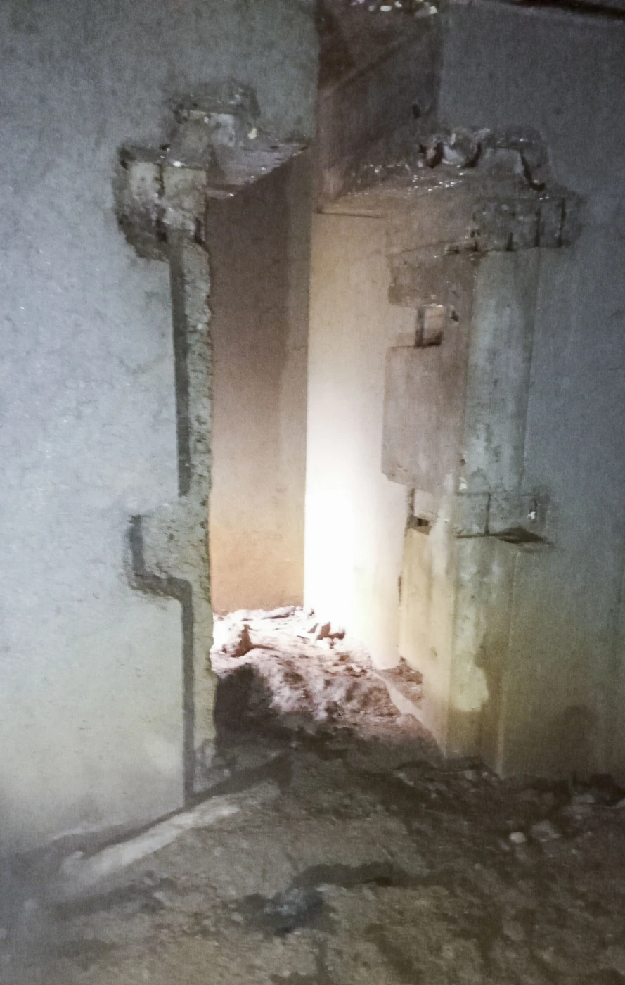 Ligne Maginot - MY3 - (Blockhaus lourd type STG / STG-FCR - Simple) - L'entrée du personnel - Marc Fossoul