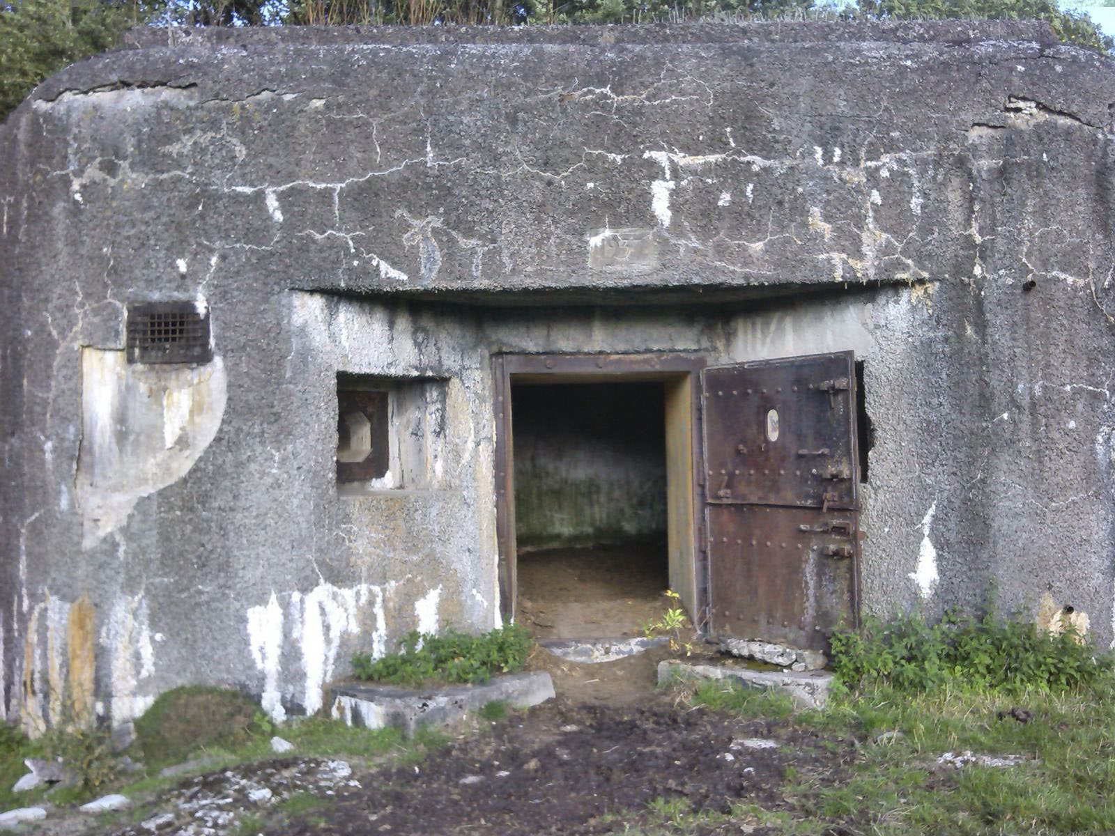 Ligne Maginot - B312 - ANSTAING - (Blockhaus pour canon) - L'entrée - Christian MOIGNEZ