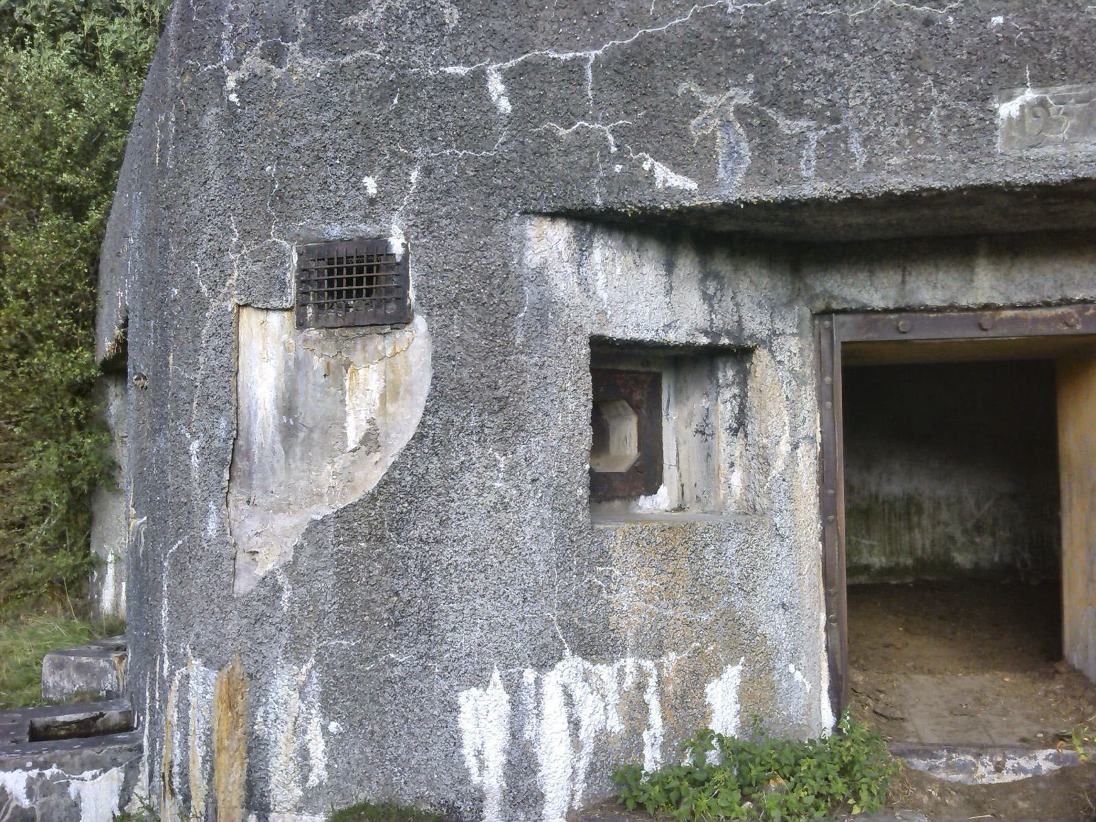 Ligne Maginot - B312 - ANSTAING - (Blockhaus pour canon) - L'entrée - Christian MOIGNEZ