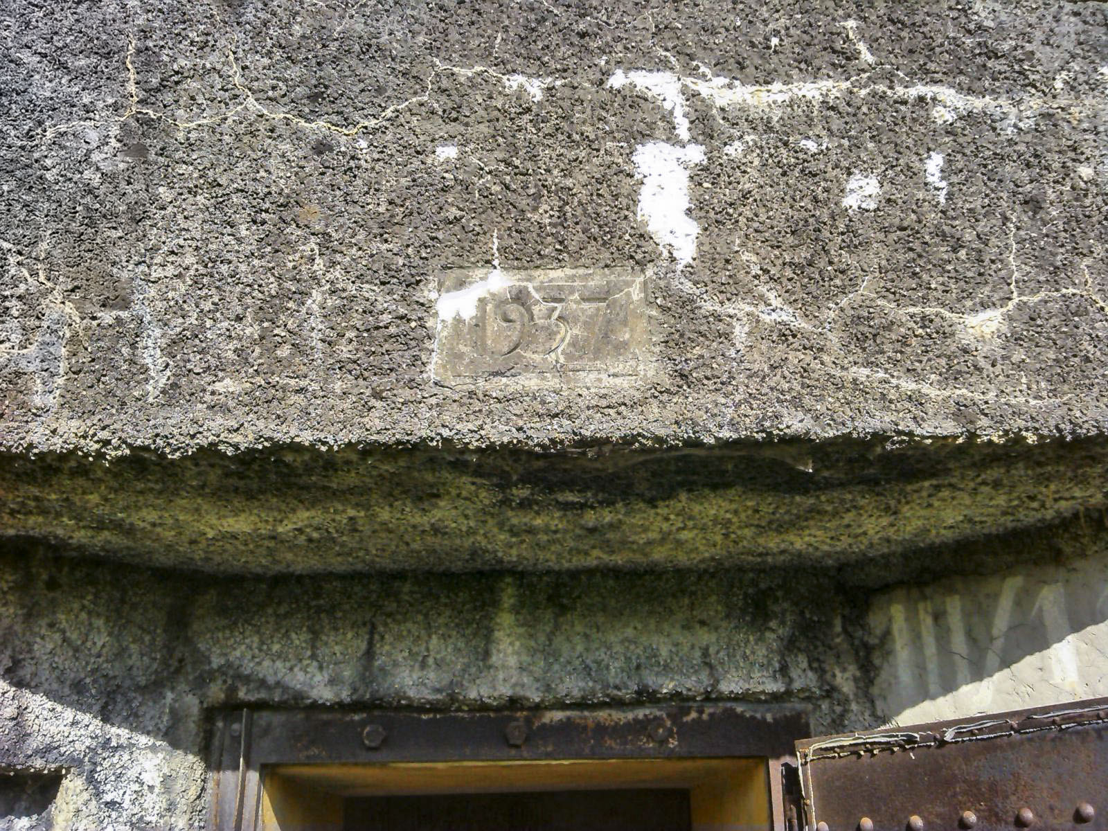 Ligne Maginot - B312 - ANSTAING - (Blockhaus pour canon) - L'année de construction - Christian MOIGNEZ