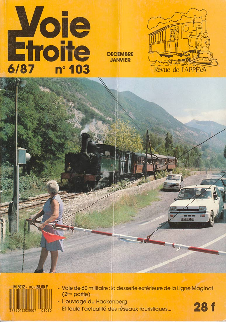 Livre - Voie étroite n°103 (APPEVA) - APPEVA