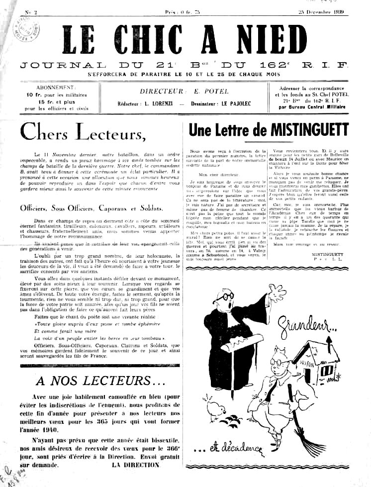 Livre - Le Chic à Nied (162° RIF - 21 Bon) - 162° RIF - 21 Bon